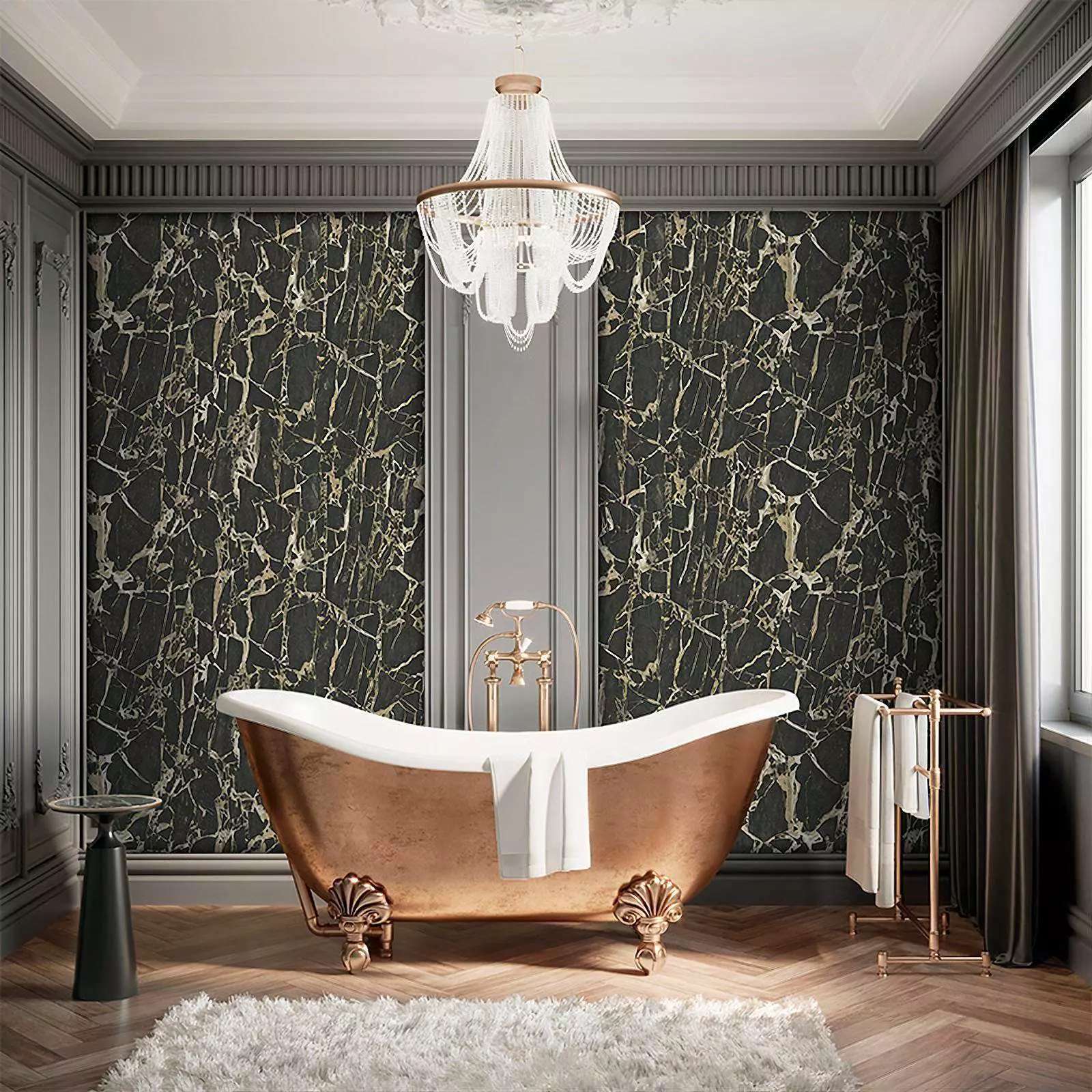 How to Make a Statement With Dark Wallpaper