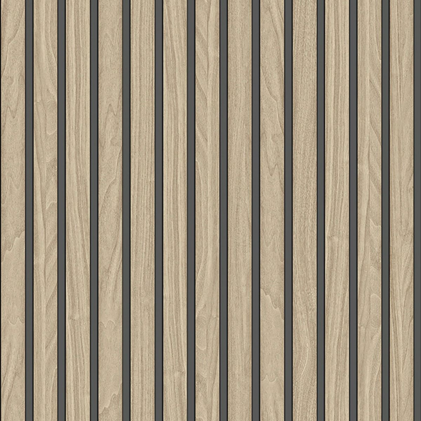 Belgravia Wood Slats Wallpaper 3D Realistic Panel Natural - Standard or  Vinyl | eBay