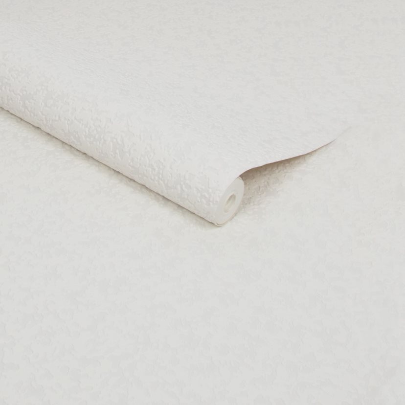 Textured Vinyl Superfresco White Paintable Wallpaper 70074 70074