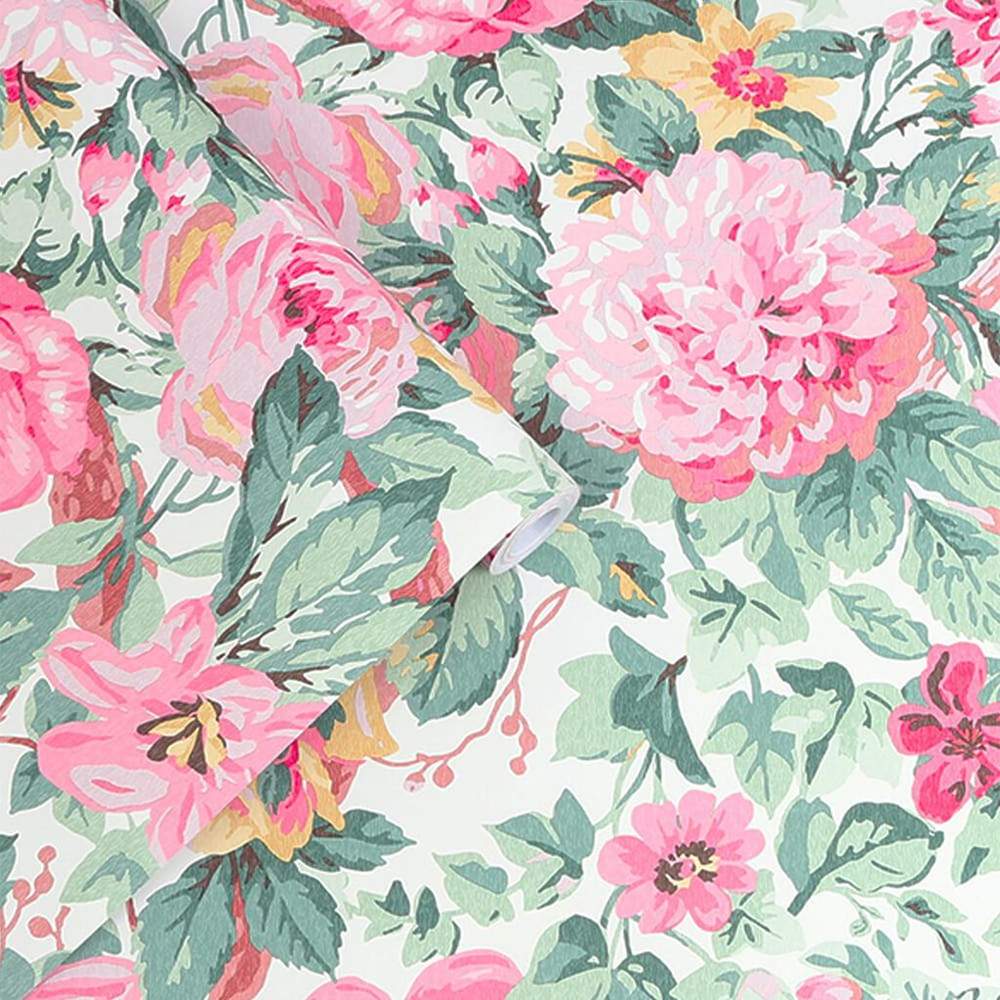 Aveline Rose Floral Laura Ashley Wallpaper 115263 | 115263