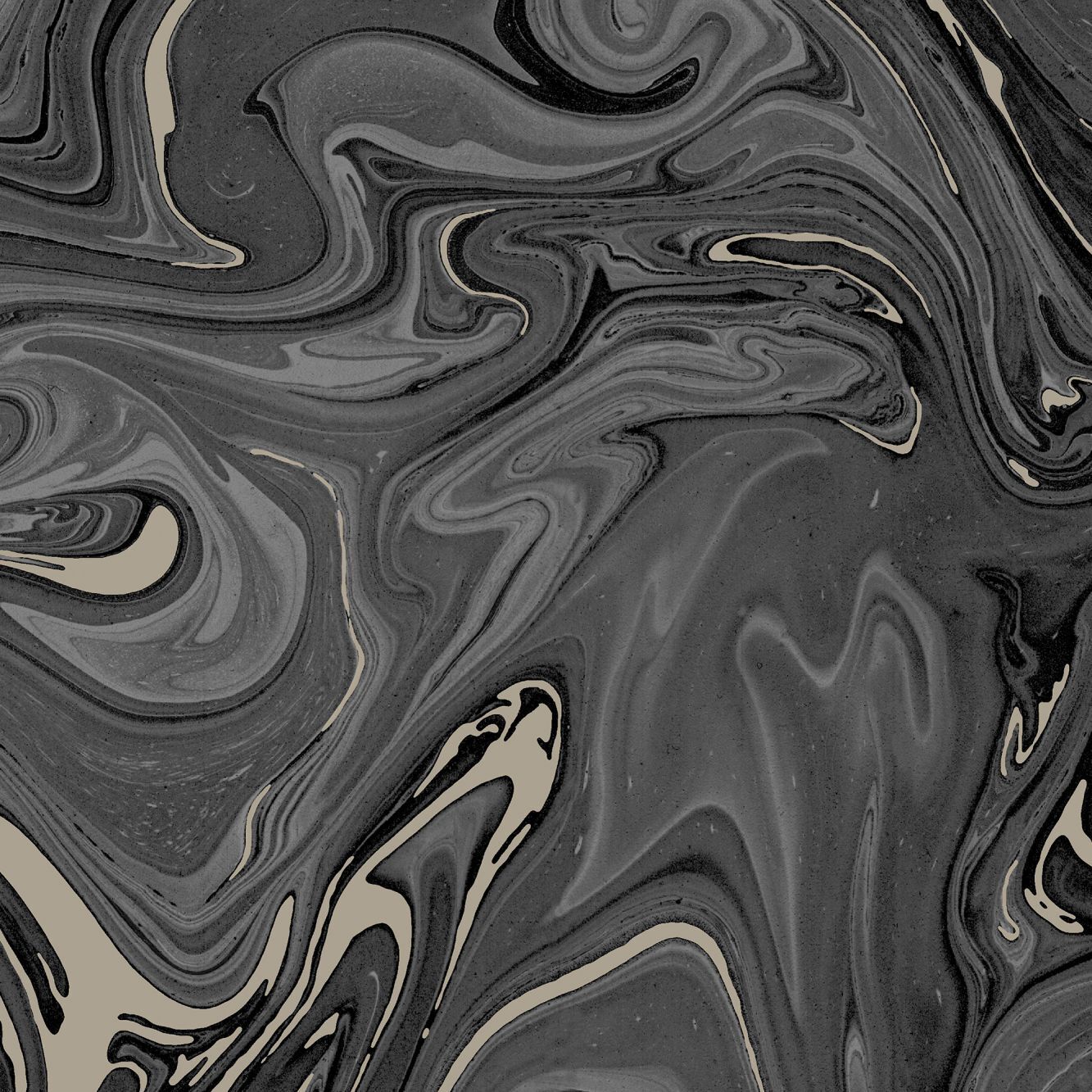 Liquid Marble Black & Copper Wallpaper 119558 119558