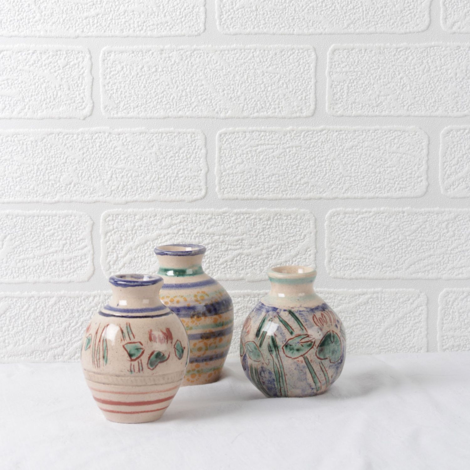 Textured Brick Superfresco White Wallpaper 93744