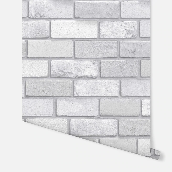 Diamond Silver Brick | Silver Brick Wallpaper | 669401