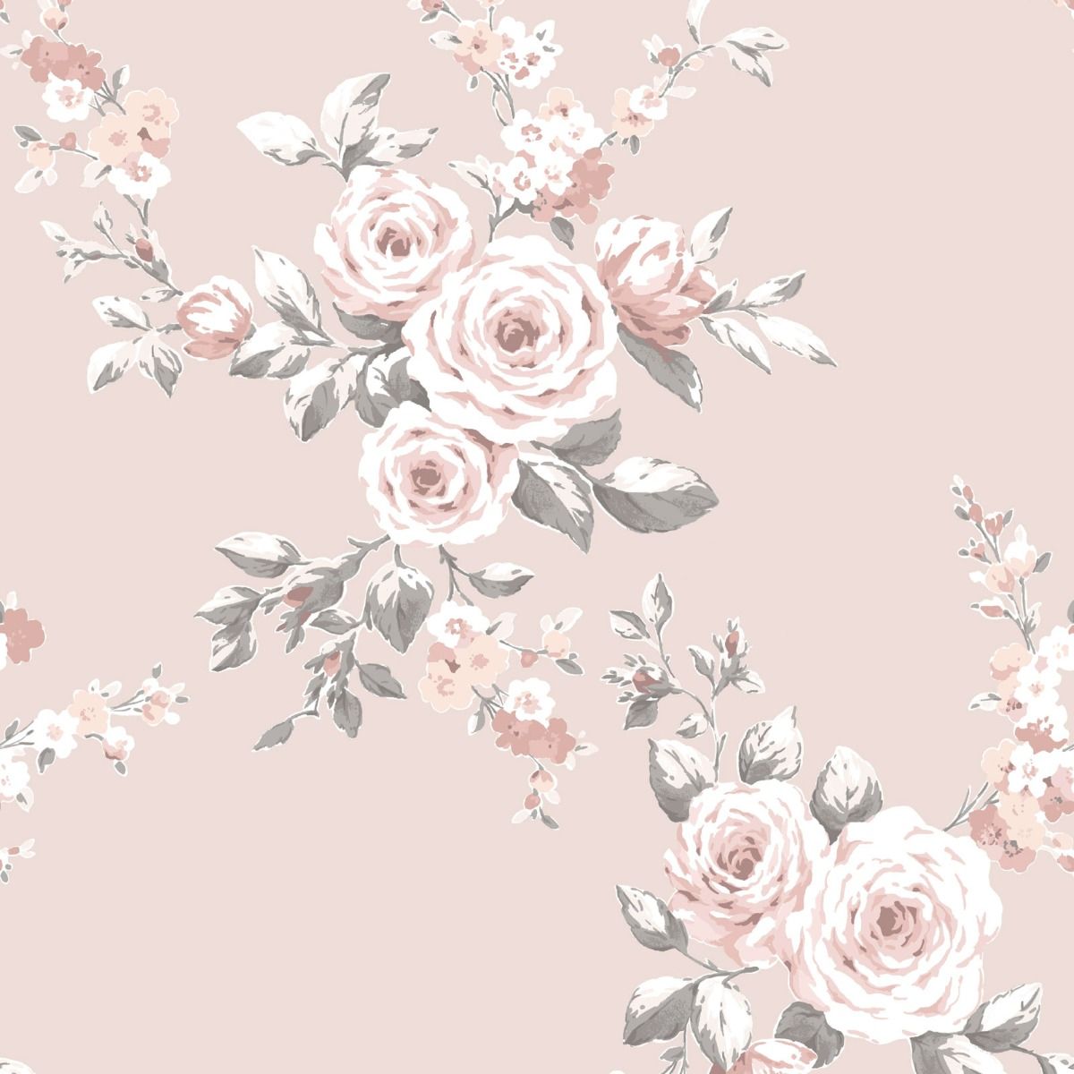 Catherine Lansfield Floral Pink
