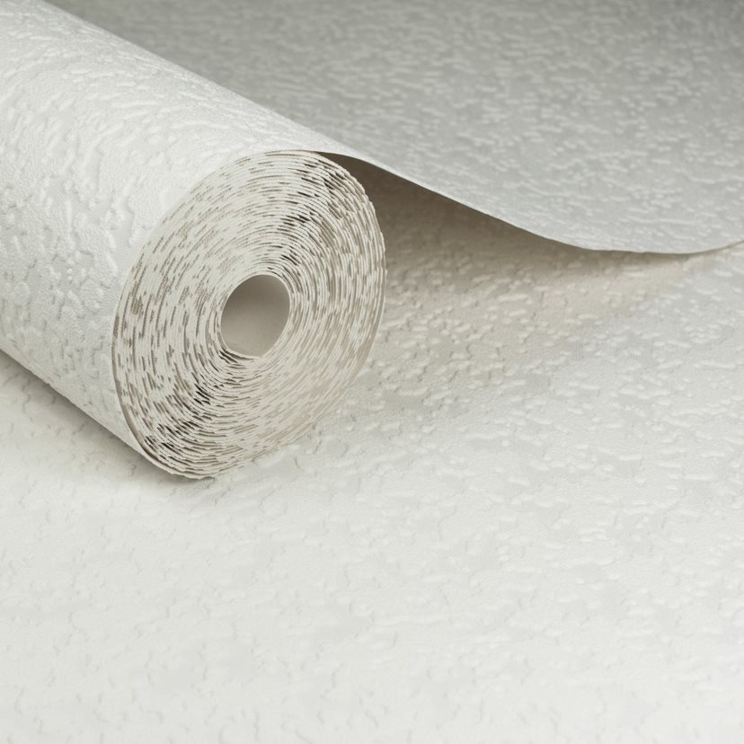 Textured Vinyl Superfresco White Paintable Wallpaper 70074 70074