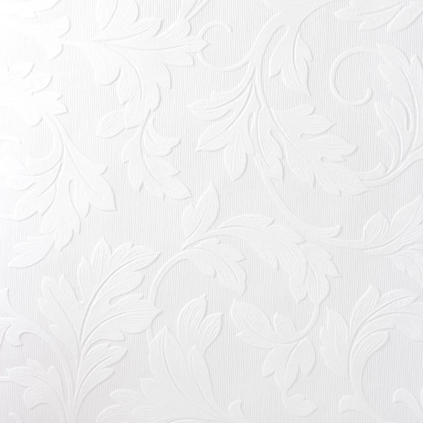Heavy Damask Embossed Wallpaper - 3D Paintable Wallpaper