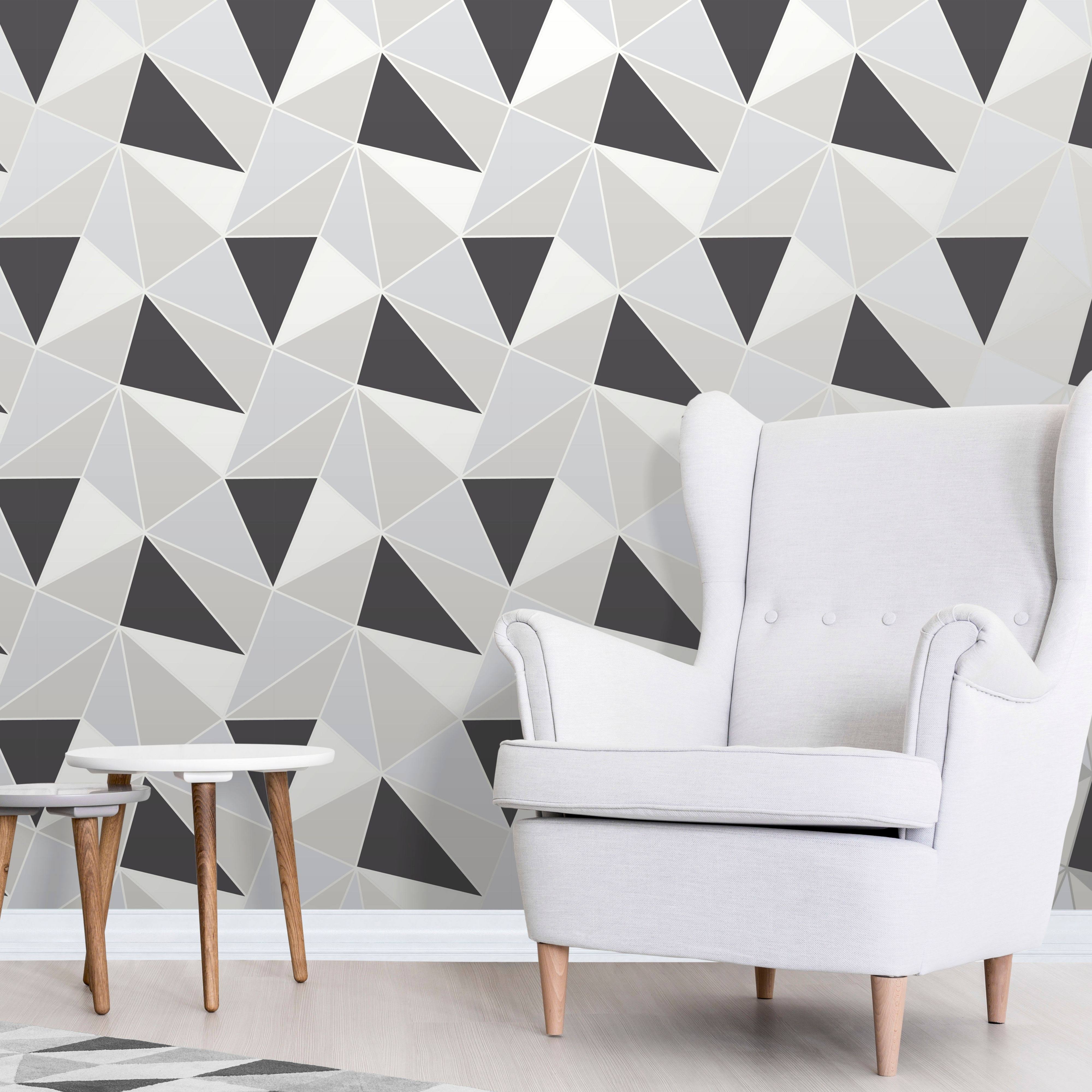 black and silver wallpaper designs
