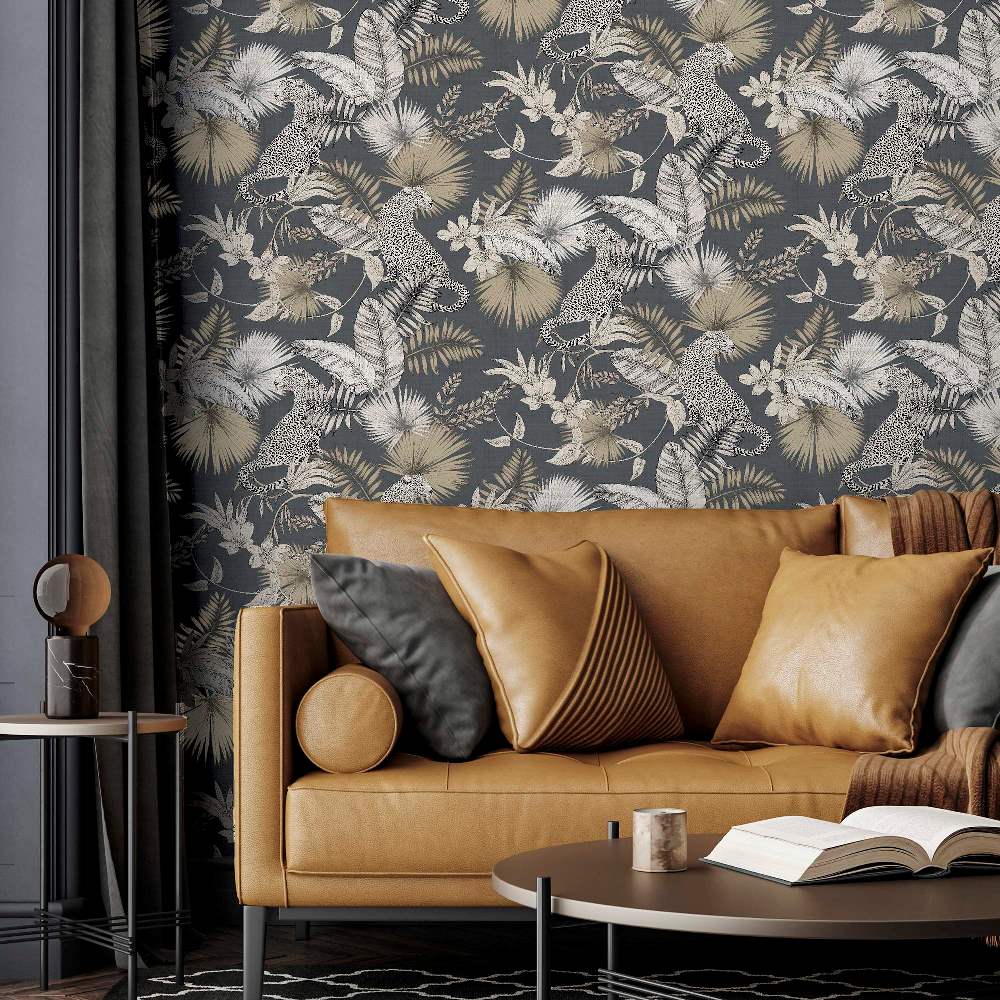 Tropical Leopard Neutral Wallpaper 909408 | 909408